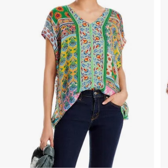 Johnny Was-DISKANA ALEXANDRA BLOUSE-Large - Picture 10 of 15